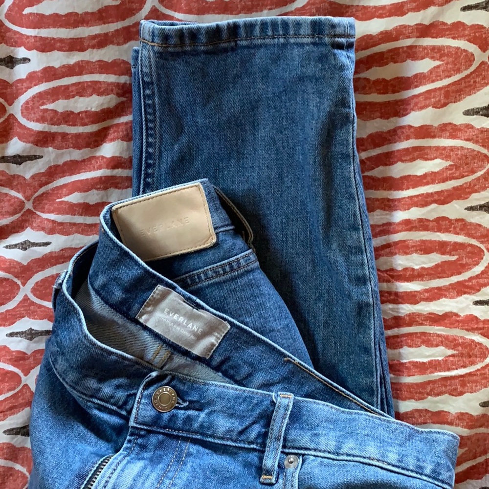 Everlane The High Rise Skinny Jean Mid Blue
